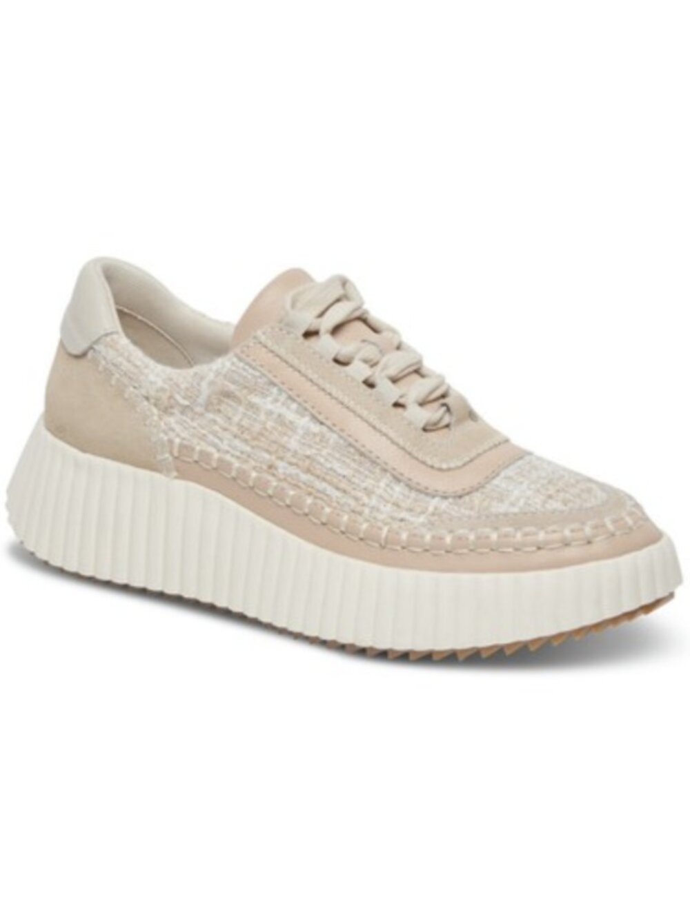 NWT Dolce Vita Dolen Beige-Cream Platform Sneakers - 8